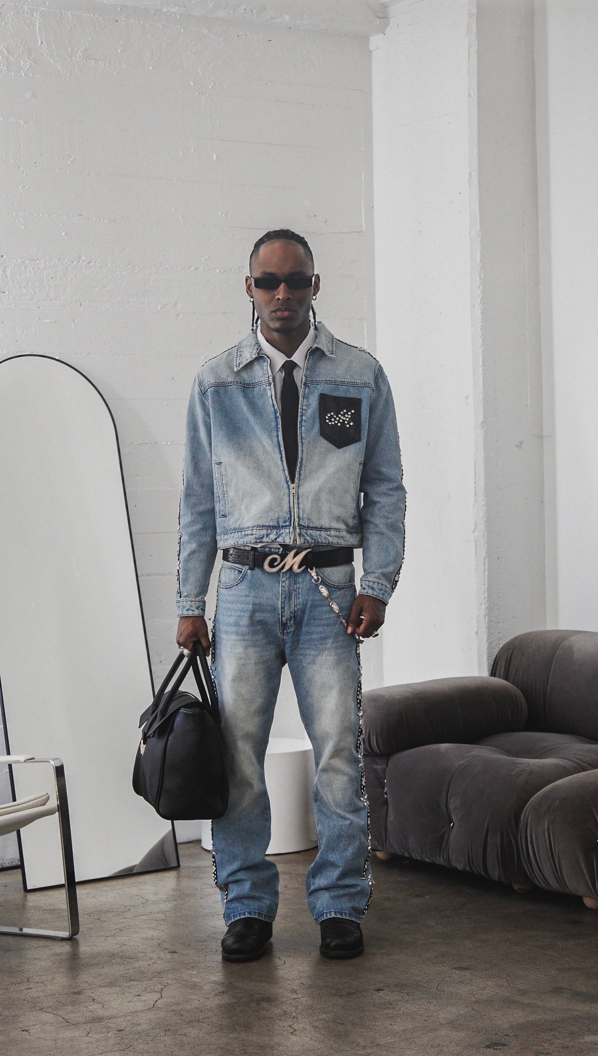 Macheret Studded Denim Jacket