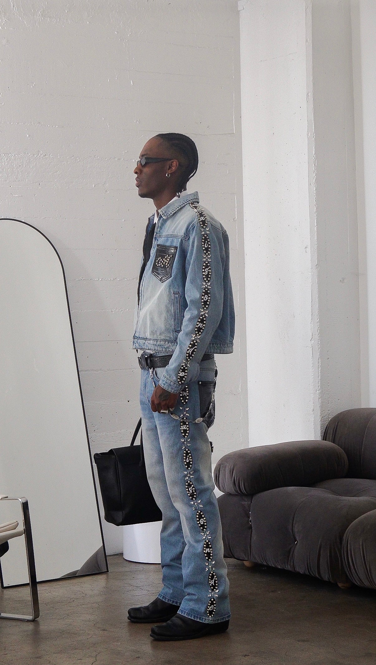 Macheret Studded Denim Jacket