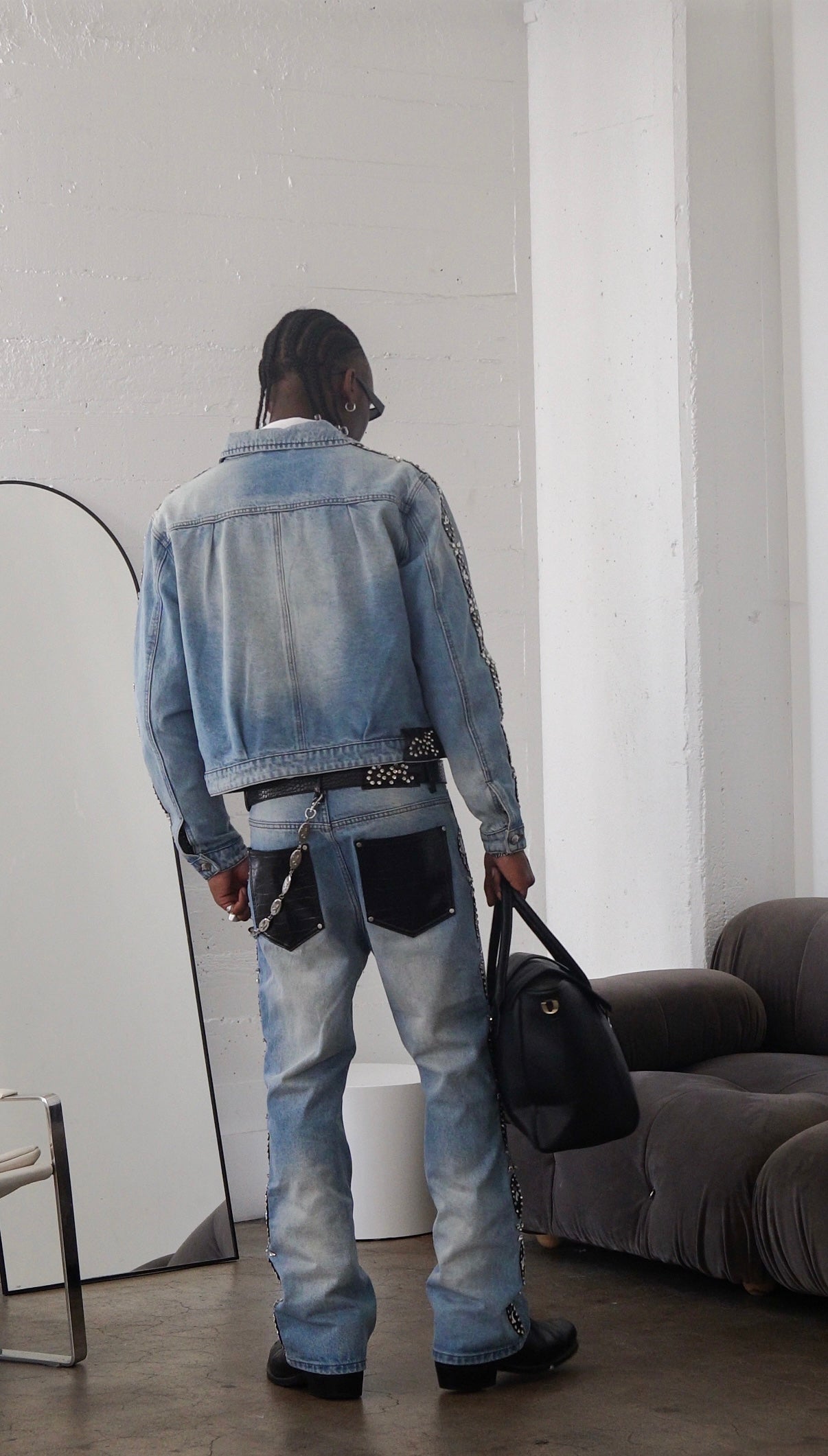 Macheret Studded Denim Jacket