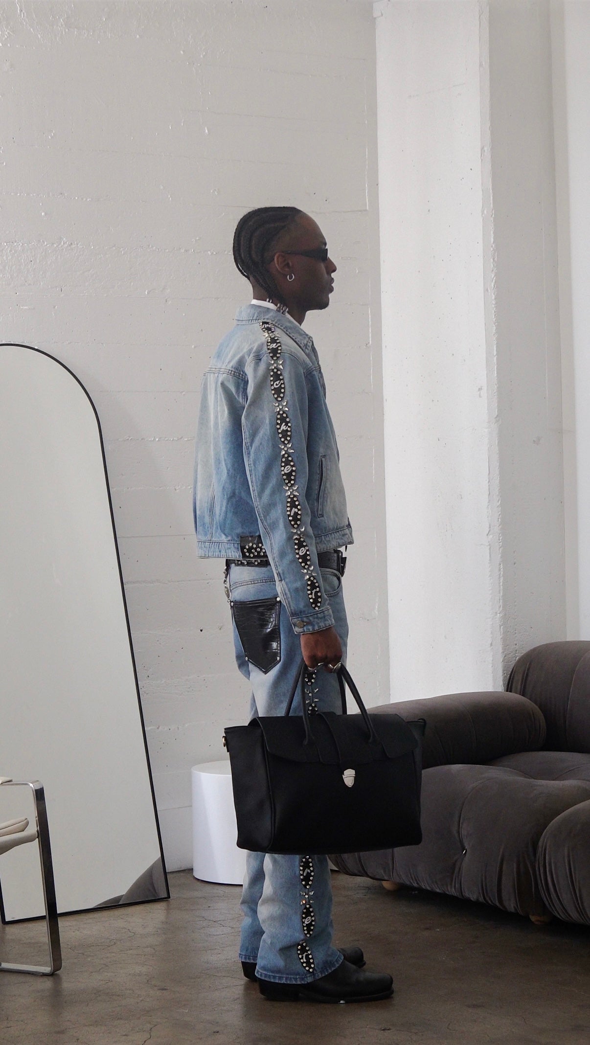 Macheret Studded Denim Jacket