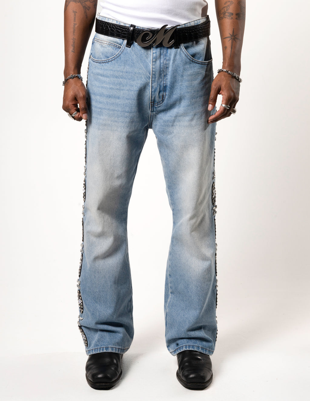 Macheret Studded Denim Jeans