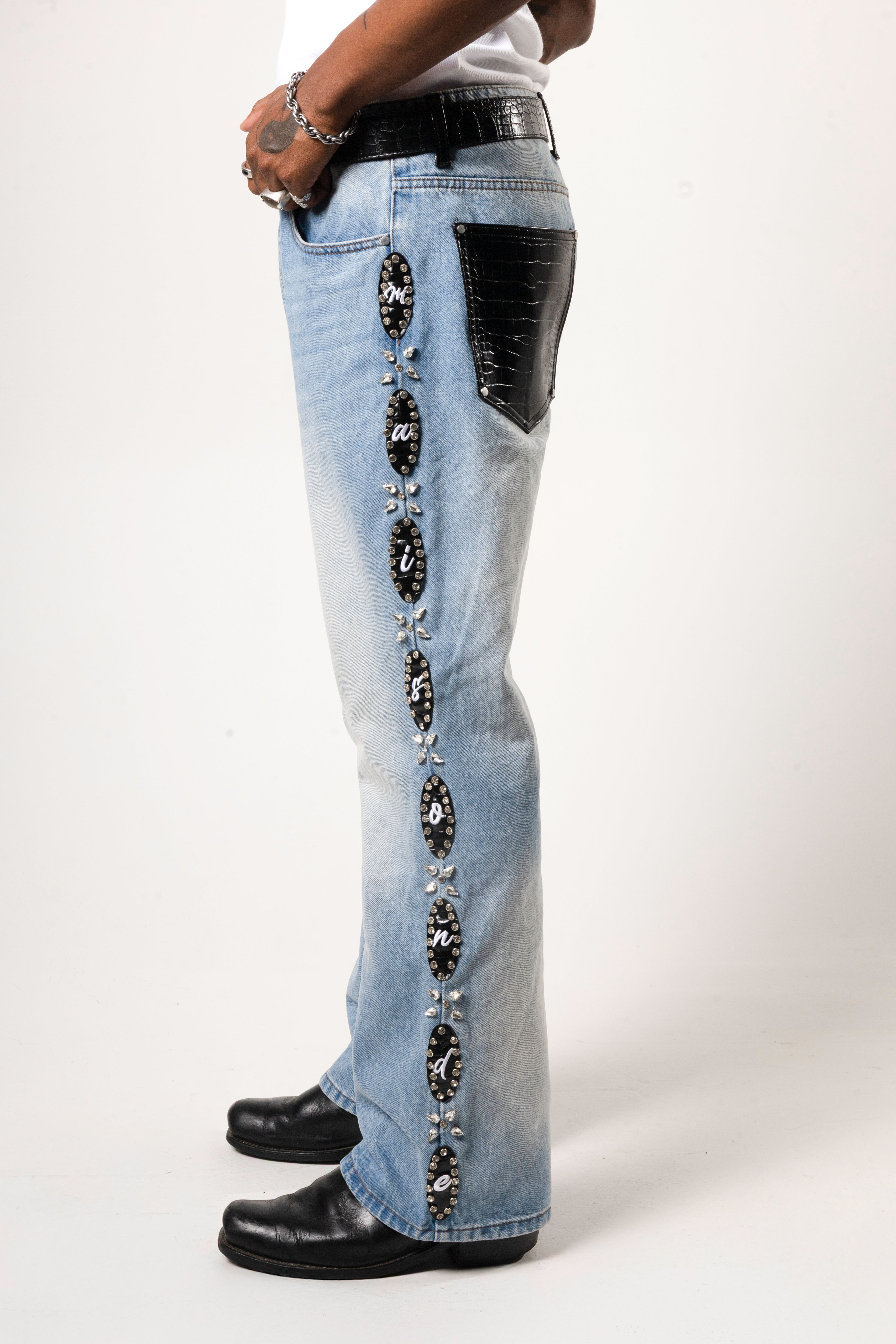 Macheret Studded Denim Jeans