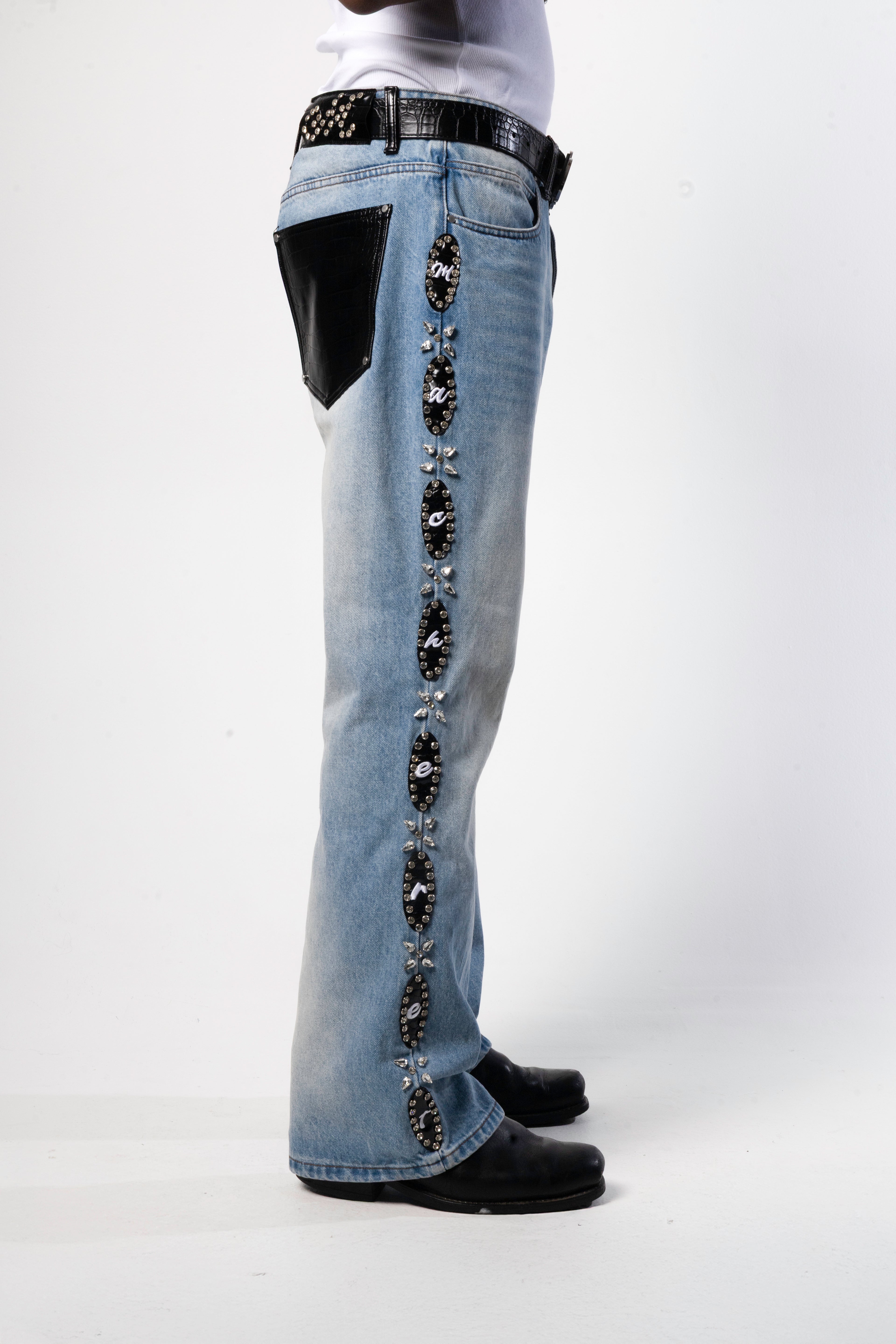 Macheret Studded Denim Jeans