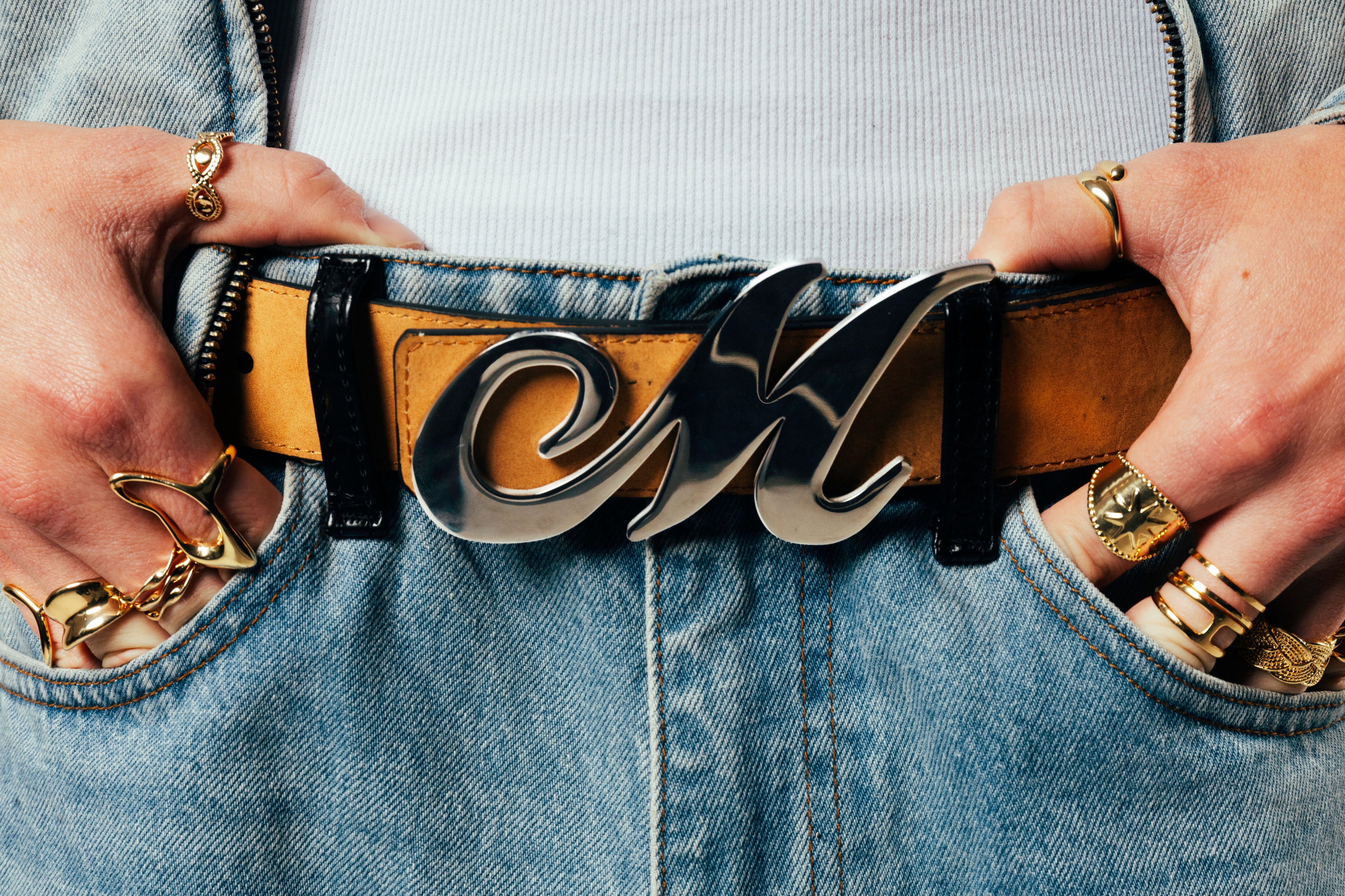 Macheret Signature “M” Belt       2-in-1